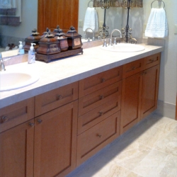 bathroom-vanity-double-sink-remodel-cca37829216cc4063e3adec098f0e2a4 Castle Pines Bathroom Remodeling