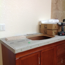 during-countertop-construction-24fb057db8a0603c0123de36a6e49b03 Master Bath Remodel (Highlands Ranch, CO)