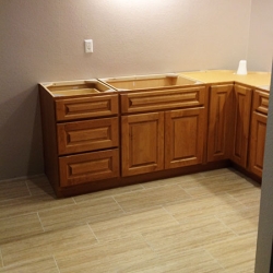 new-cabinets-tile-floor-3a73591665bc54f8e85b3a591d5d888a Bath Remodel (Parker, CO)